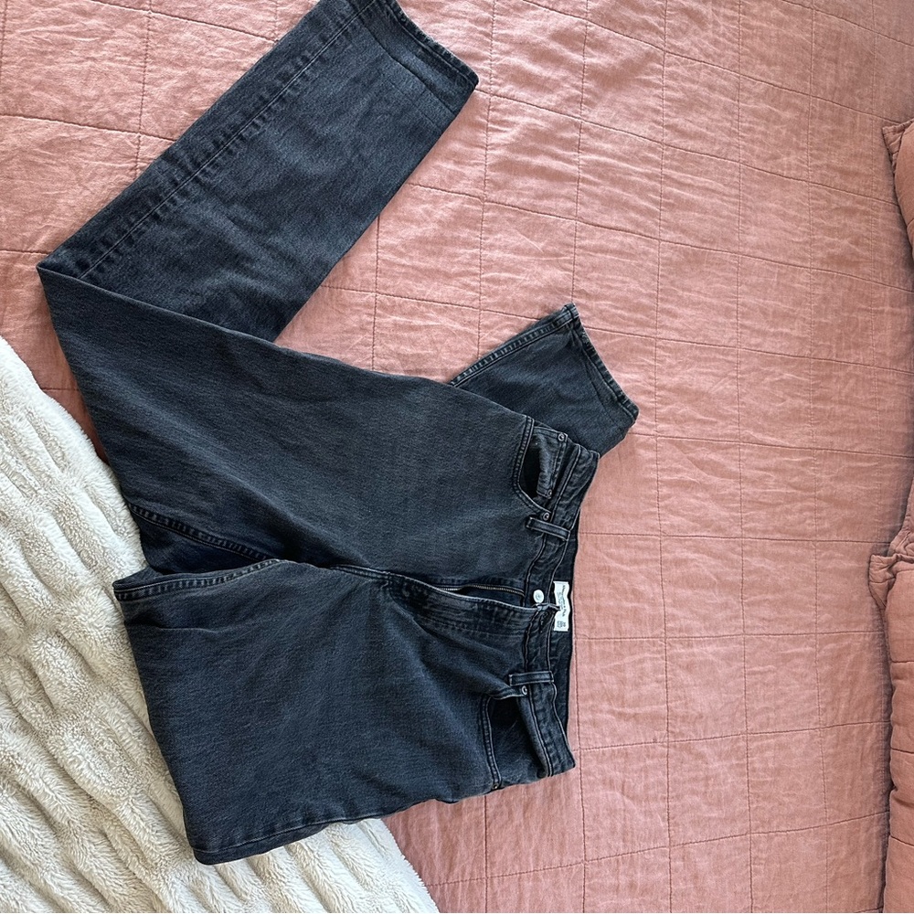 Abercrombie & Fitch black Women's Straight Leg Jeans